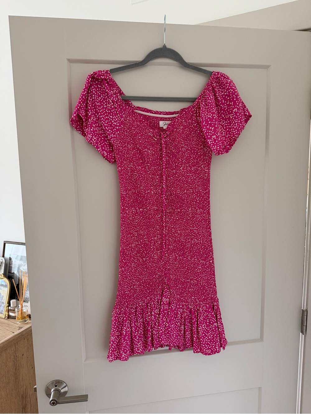 Women’s Tie-Front Ruffle Dress